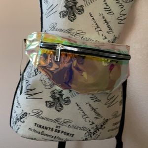 Holographic Iridescent Festival Fanny Pack by Earthbound
